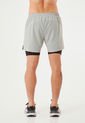 Pantaloneta Deportiva Gris Para Hombre de Belife