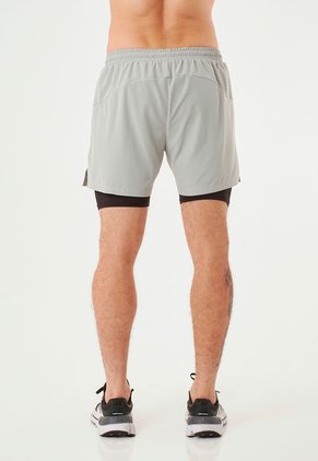 Pantaloneta Deportiva Gris Para Hombre