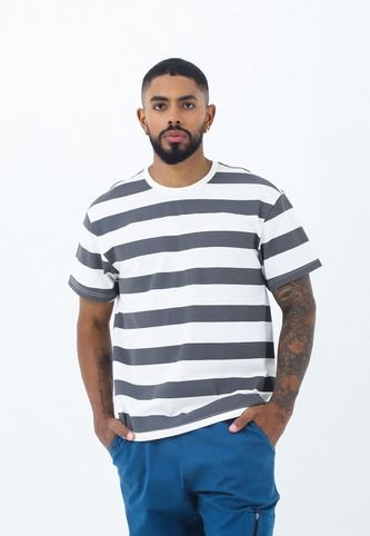 Camiseta Manga Corta Rayas Belife Belife