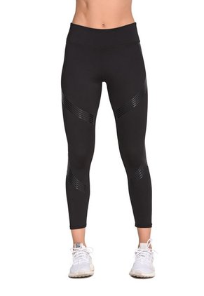 Leggins Estampado Silicona Negro En Poliéster Para Mujer