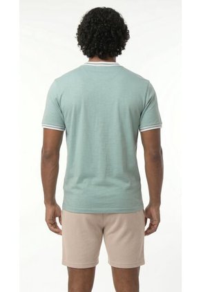 Camiseta Manga Corta Verde Para Hombre