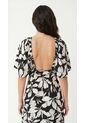 Vestido Largo Negro Con Boleros Para Mujer de Belife