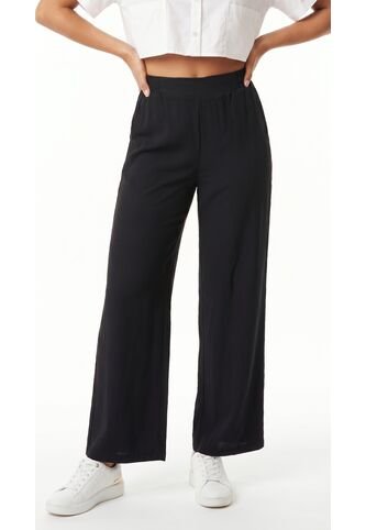 Pantalón Negro Bota Ancha Para Mujer Belife