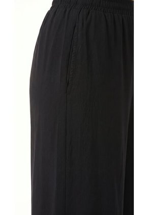 Pantalón Negro Bota Ancha Para Mujer