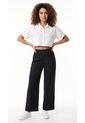 Pantalón Negro Bota Ancha Para Mujer de Belife