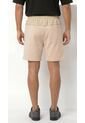 Bermuda Café Para Hombre Con Contraste En Pretina de Belife