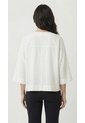 Blusa Ivory Manga 3/4 Para Mujer de Belife