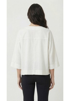 Blusa Ivory Manga 3/4 Para Mujer