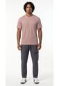 Camiseta Rosada Manga Corta Para Hombre de Belife