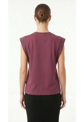 Camiseta Manga Sisa Vino Para Mujer