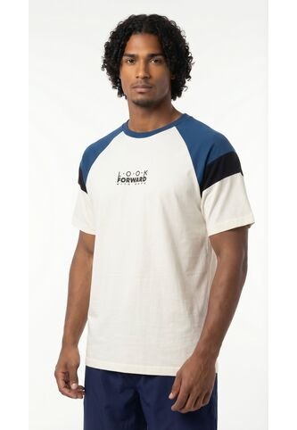 Camiseta Ivory Manga Ranglan Para Hombre Belife