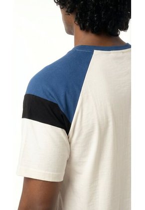 Camiseta Ivory Manga Ranglan Para Hombre