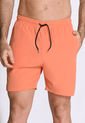 Pantaloneta Playera Con Malla Interna Naranja En Poliéster Para Hombre de Belife