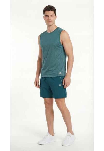 Pantaloneta Deportiva Verde Para Hombre