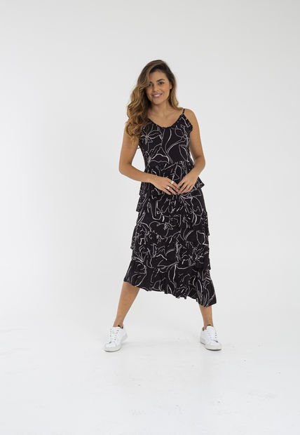 FALDA LARGA PARA MUJER