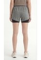 Short Deportivo Gris Con Ciclista Interno Para Mujer de Belife