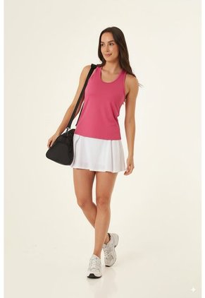 Camiseta Deportiva Manga Sisa Rosa Para Mujer