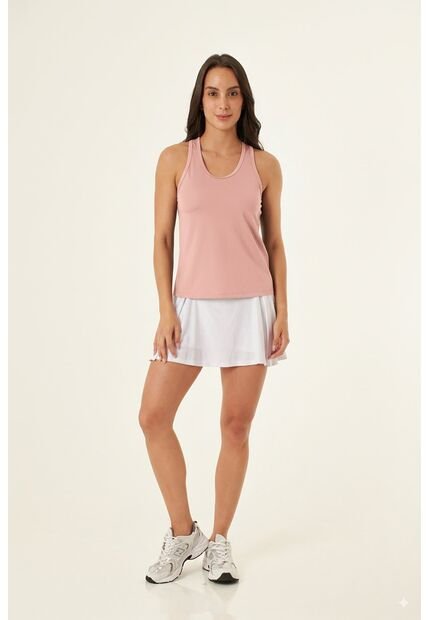 Camiseta Deportiva Manga Sisa Rosada Para Mujer