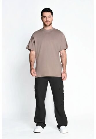 Jogger Cargo Negro Para Hombre Belife