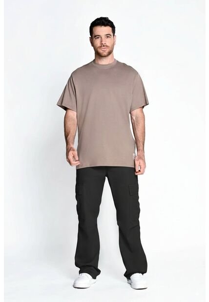 Jogger Cargo Negro Para Hombre