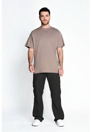 Jogger Cargo Negro Para Hombre