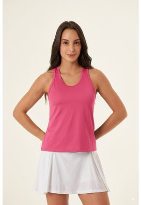Camiseta Deportiva Manga Sisa Rosa Para Mujer