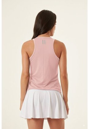 Camiseta Deportiva Manga Sisa Rosada Para Mujer