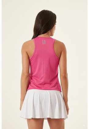 Camiseta Deportiva Manga Sisa Rosa Para Mujer
