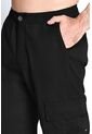 Jogger Cargo Negro Para Hombre de Belife
