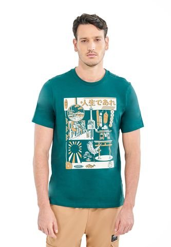 Camiseta Manga Corta Estampada Belife