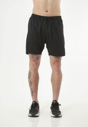 Pantaloneta Deportiva Negra Para Hombre