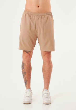 Pantaloneta Deportiva Café Con Ciclista Para Hombre