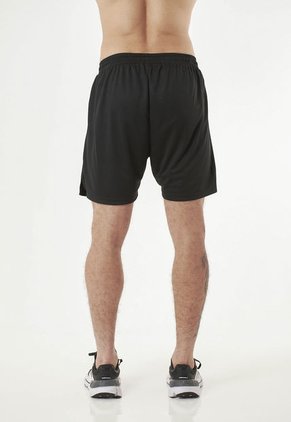 Pantaloneta Deportiva Negra Para Hombre