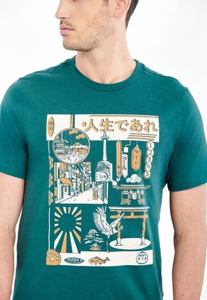 Camiseta Manga Corta Estampada