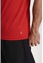 Camiseta Deportiva Manga Sisa Roja Para Hombre de Belife