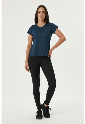 Camiseta Deportiva Azul Manga Corta