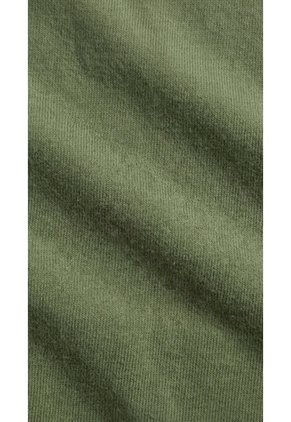 Camiseta Verde Militar Manga Corta Para Hombre