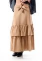 Falda Larga Con Cinturón de Belife