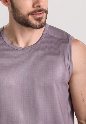 Camiseta Manga Sisa Gris Para Hombre