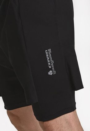 Pantaloneta Deportiva Negra Para Hombre