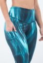 Legging Deportivo Azul Sublimado Para Mujer Belife de Belife