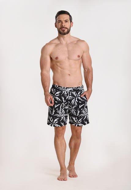 Pantaloneta Sunny Negra Para Hombre