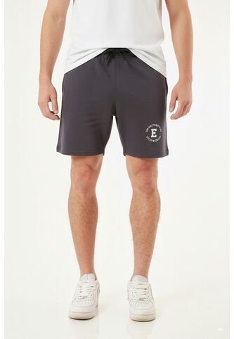 Bermuda Gris En Burda Para Hombre Belife