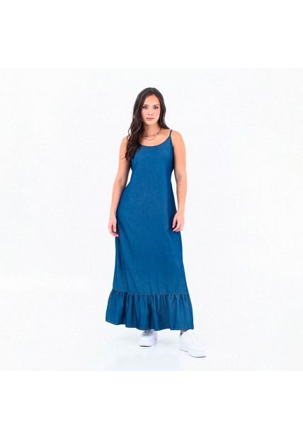 VESTIDO BELIFE MUJER 105077-00 AZUL INDIGO