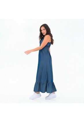 VESTIDO BELIFE MUJER 105077-00 AZUL INDIGO