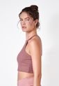 Crop Top En Rib Morado- de Belife