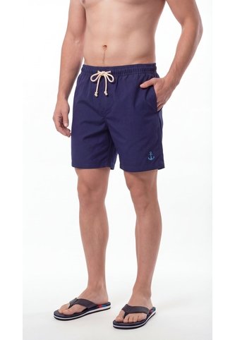 Pantaloneta Playera Azul Oscuro Para Hombre Belife