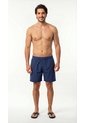 Bermuda De Playa Reversible Verde Estampada Para Hombre de Belife