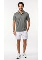 Camiseta Polo Deportiva Gris Oscuro Para Hombre de Belife