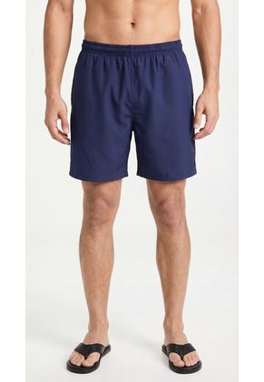 Bermuda De Playa Reversible Verde Estampada Para Hombre